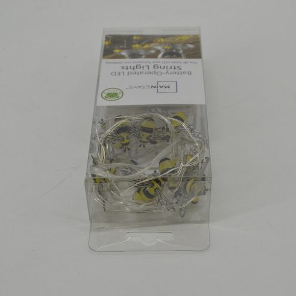 Mainstays Honey Bee Yellow String Light Battery Operated - Picture 14 of 15